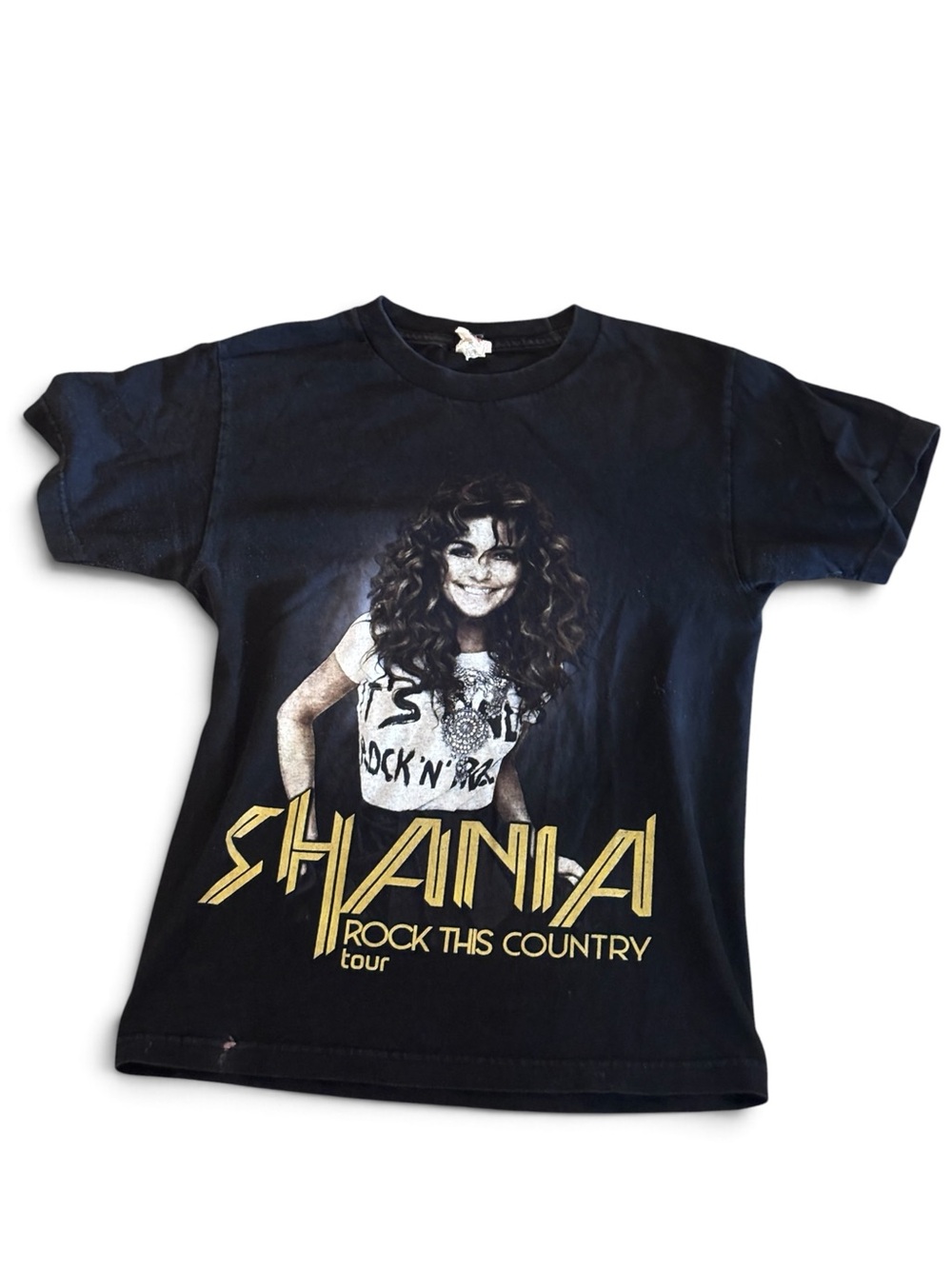 Shania Twain Rock This Country Tour T Shirt Small Concert Graphic Band Tee